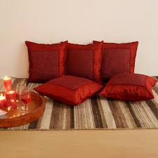 Silk Thread Cushion cover